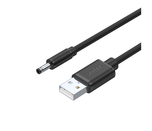 UNITEK USB - DC 3,5mm x 1,35mm (5V/3A) Y-C495BK - 723970 - zdjęcie 3